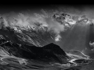 Mountain view with road